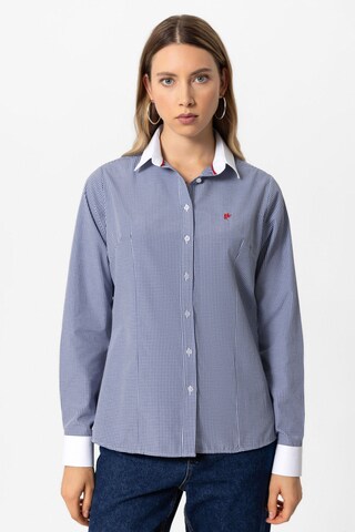 DENIM CULTURE Blouse ' JOYCE ' in Blue: front