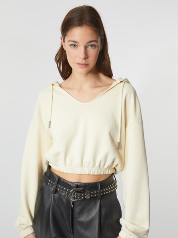 Young Poets Sweatshirt 'Mia' in Beige: front