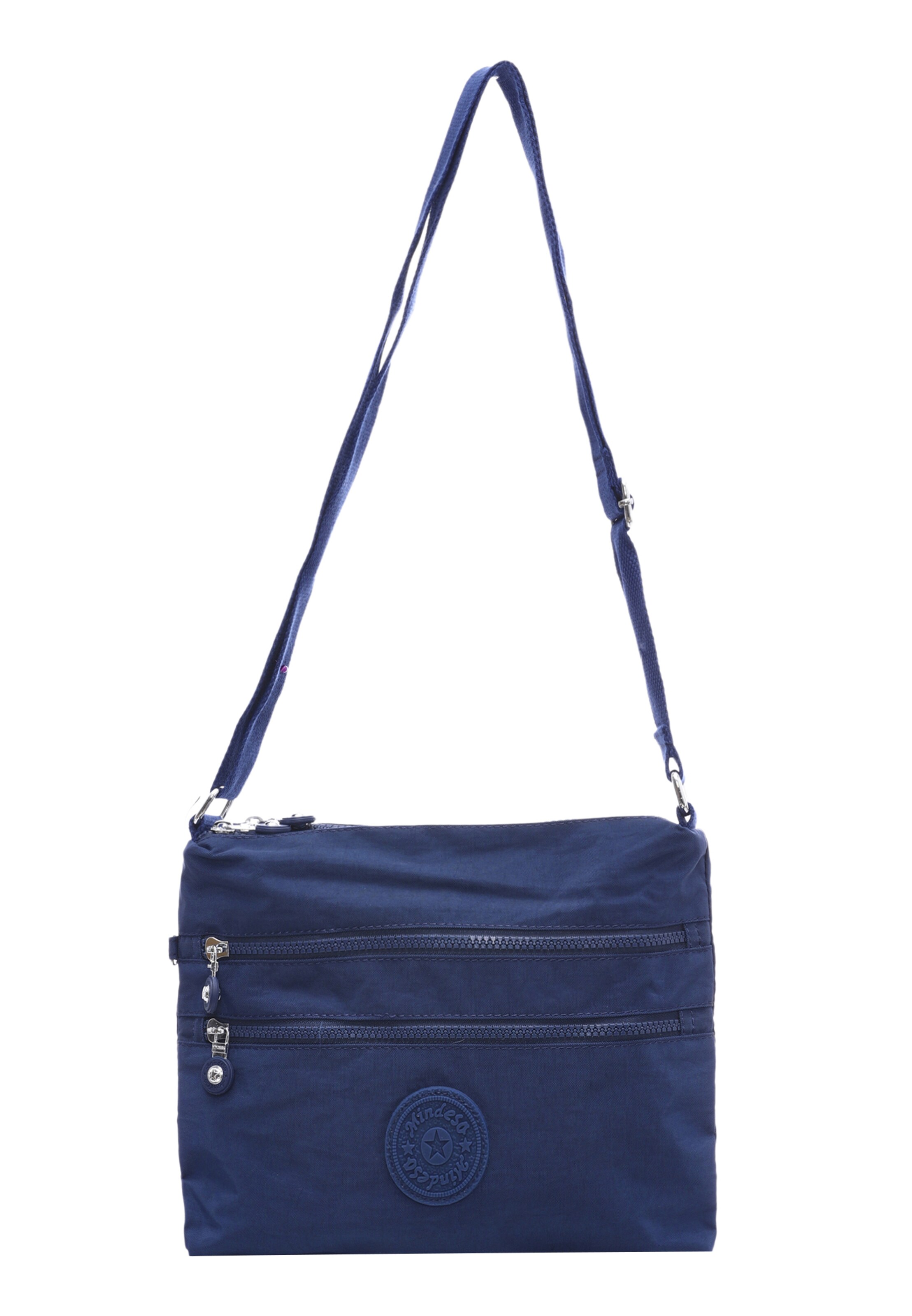 Mindesa Schoudertas in Blauw: voorkant