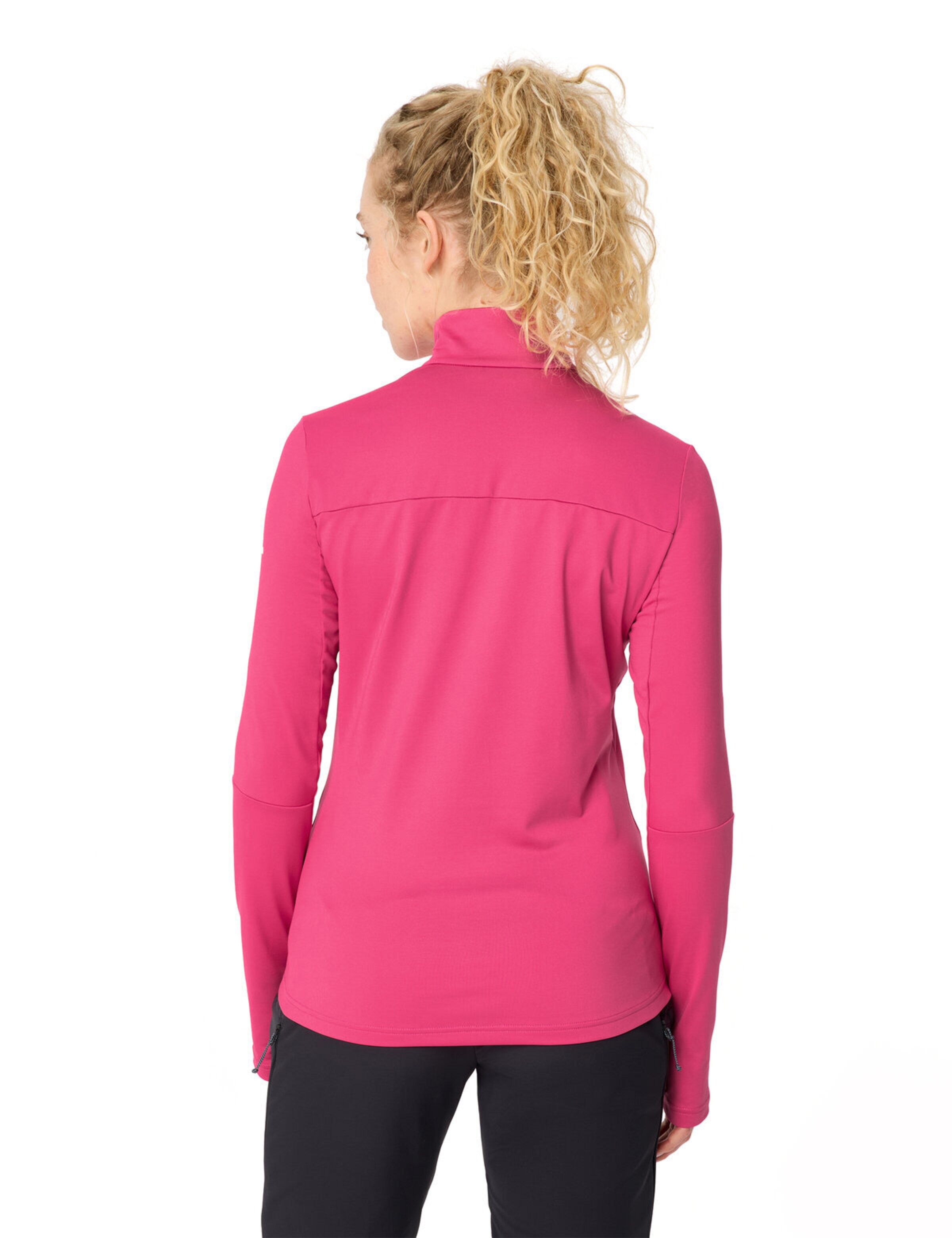 VAUDE Sports sweater 'Livigno' in Pink