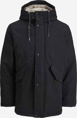 JACK & JONES Between-Season Jacket 'Bone' in Black: front