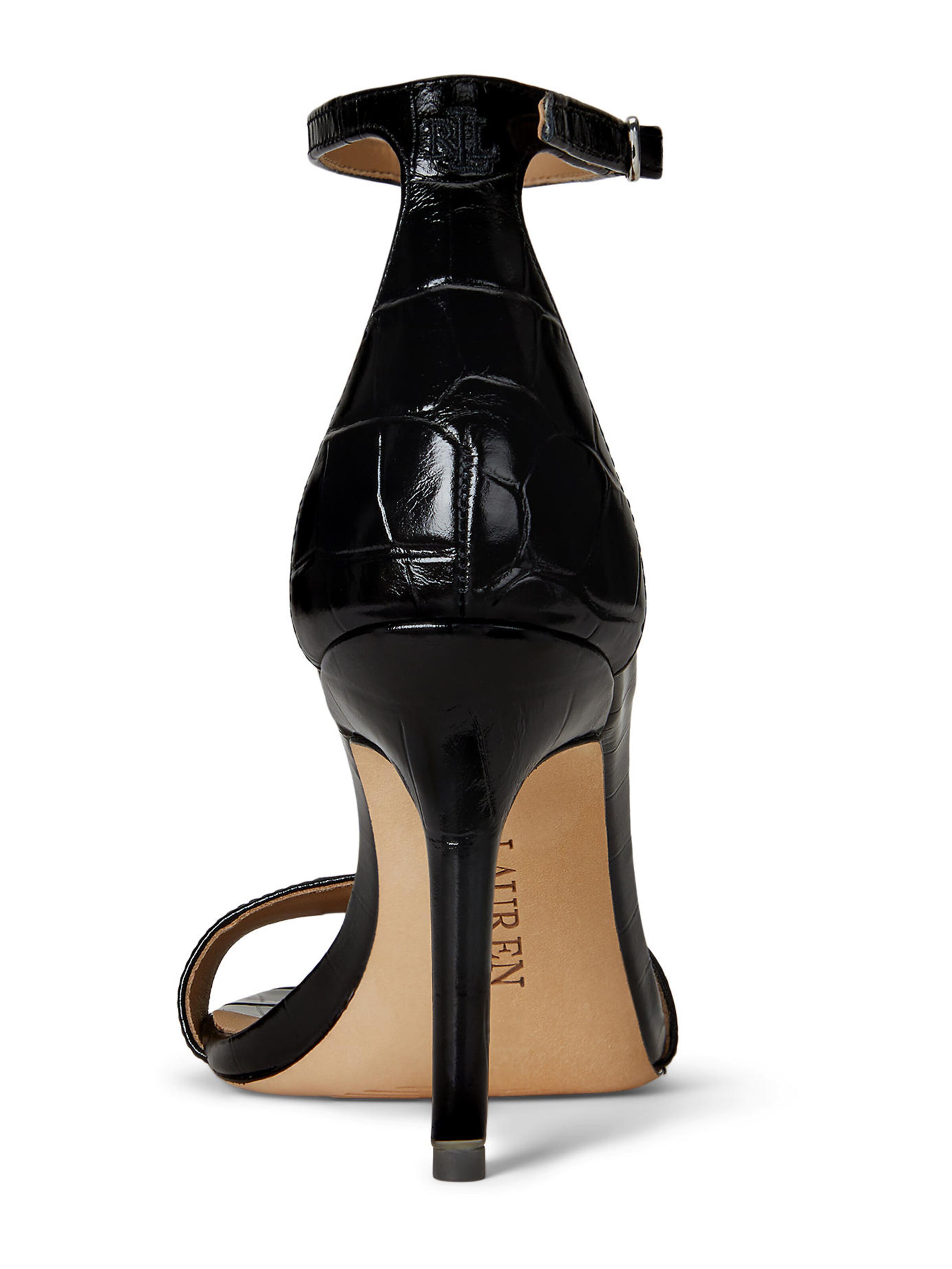 Lauren Ralph Lauren Remienkové sandále 'ALLIE' - Čierna