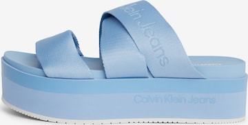 Mule Calvin Klein Jeans en bleu : devant
