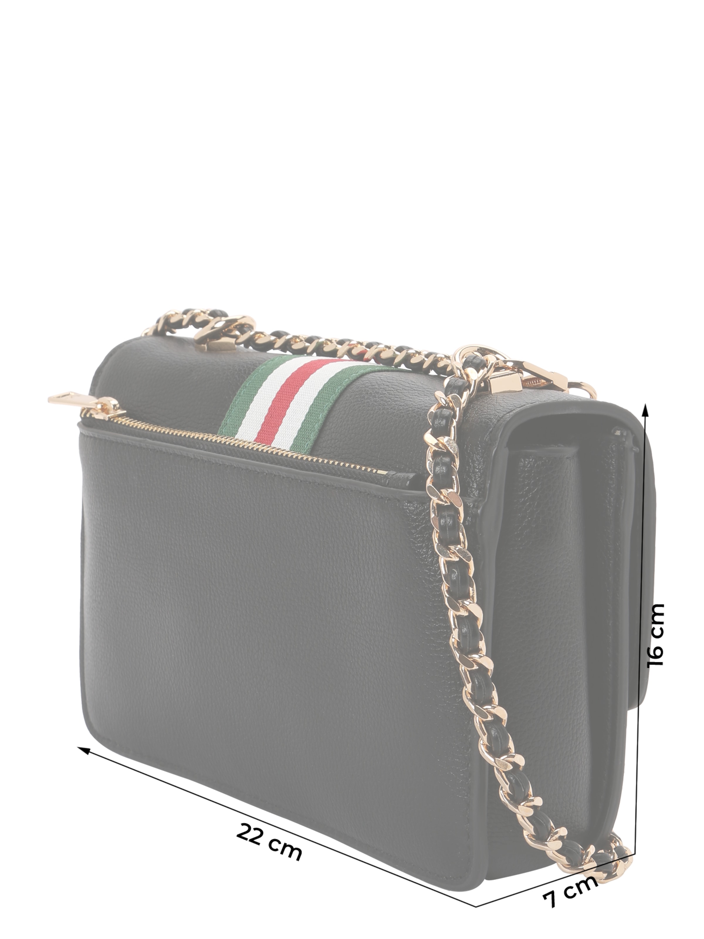 19V69 ITALIA Skuldertaske i sort