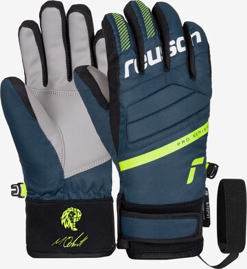 REUSCH Athletic Gloves 'Warrior' in Blue: front