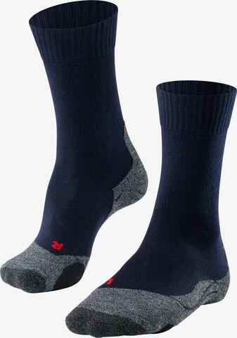 FALKE Sportsocken 'TK2 Explore' in Blau: Vorderseite