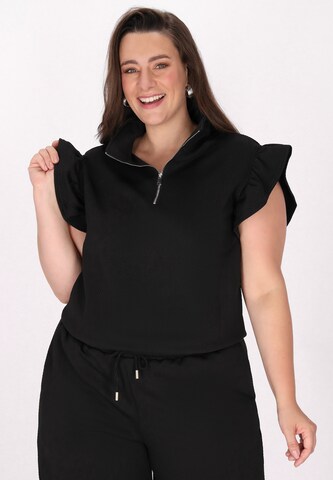 faina Shirt in Black: front