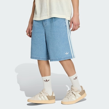 Wide Leg Jean ADIDAS ORIGINALS en bleu : devant