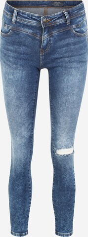 Noisy May Petite Skinny Jeans in Blue: front