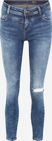 Noisy May Petite Jeans in Blauw: voorkant