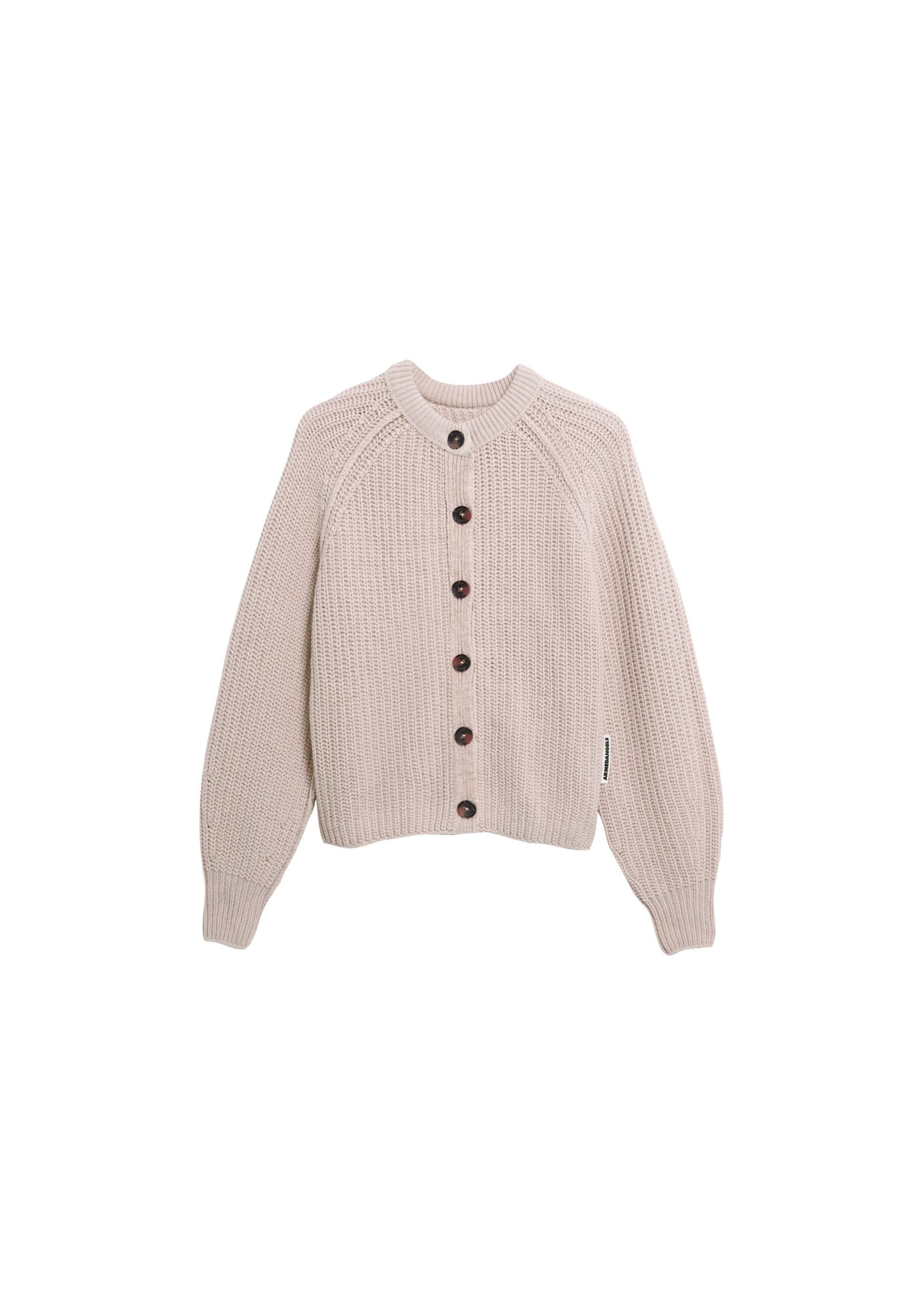 ARMEDANGELS Strickjacke 'Selmaa' in Beige: Vorderseite