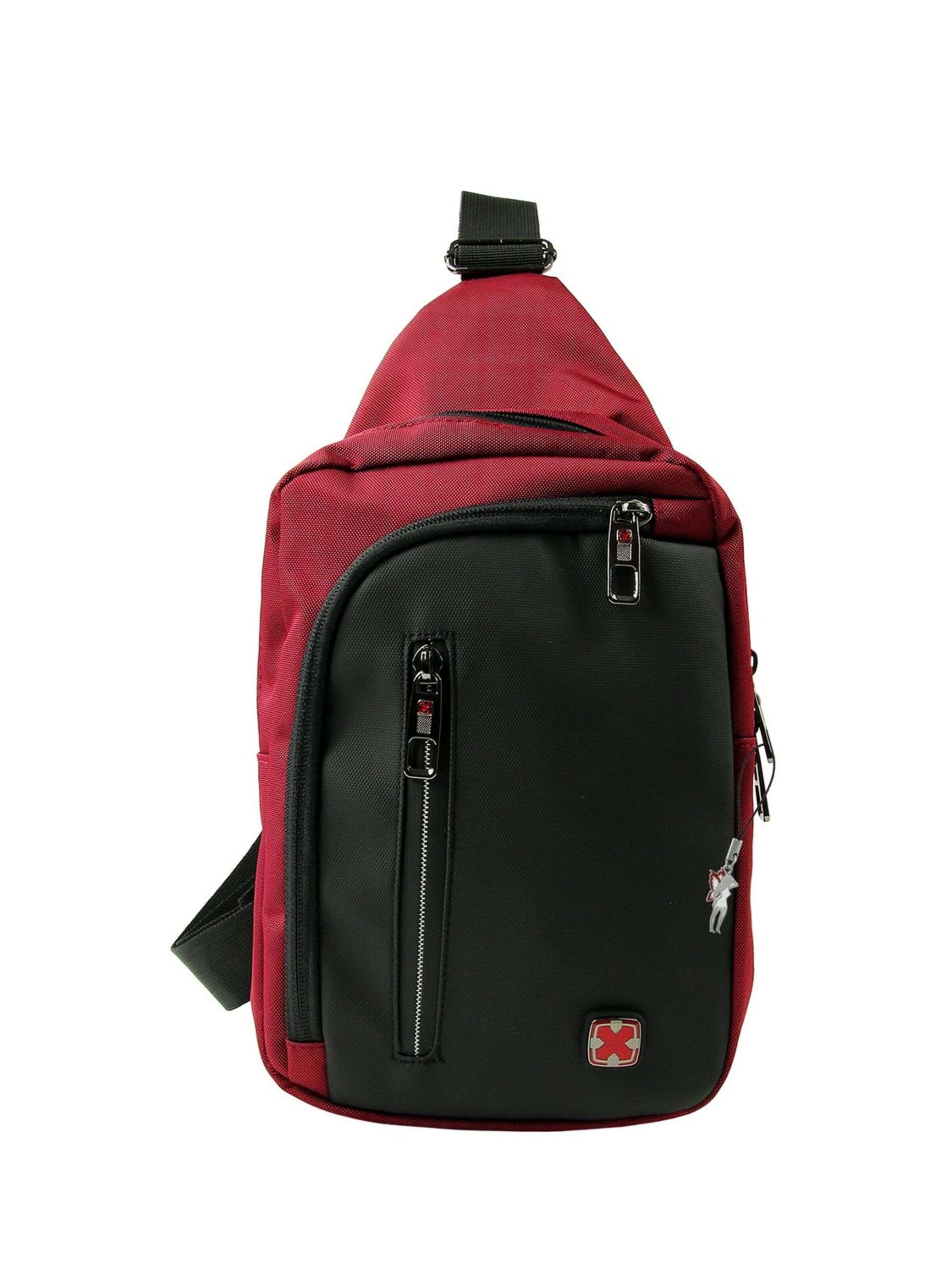 Travel N Meet Rugzak in Rood: voorkant
