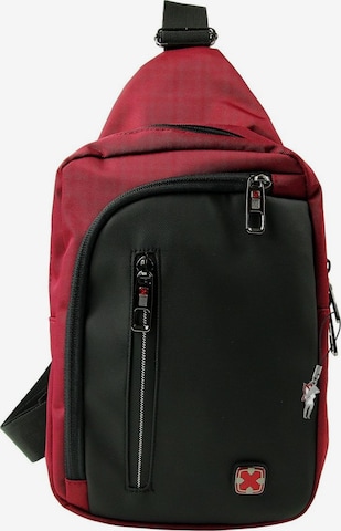 Zaino di Travel N Meet in rosso: frontale