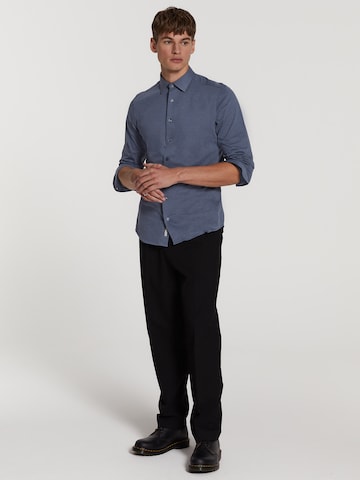 Shiwi Слим Рубашка 'Pablo' в Серый
