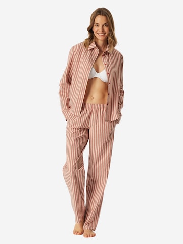 SCHIESSER Pyjama 'Selected Premium' in Rood