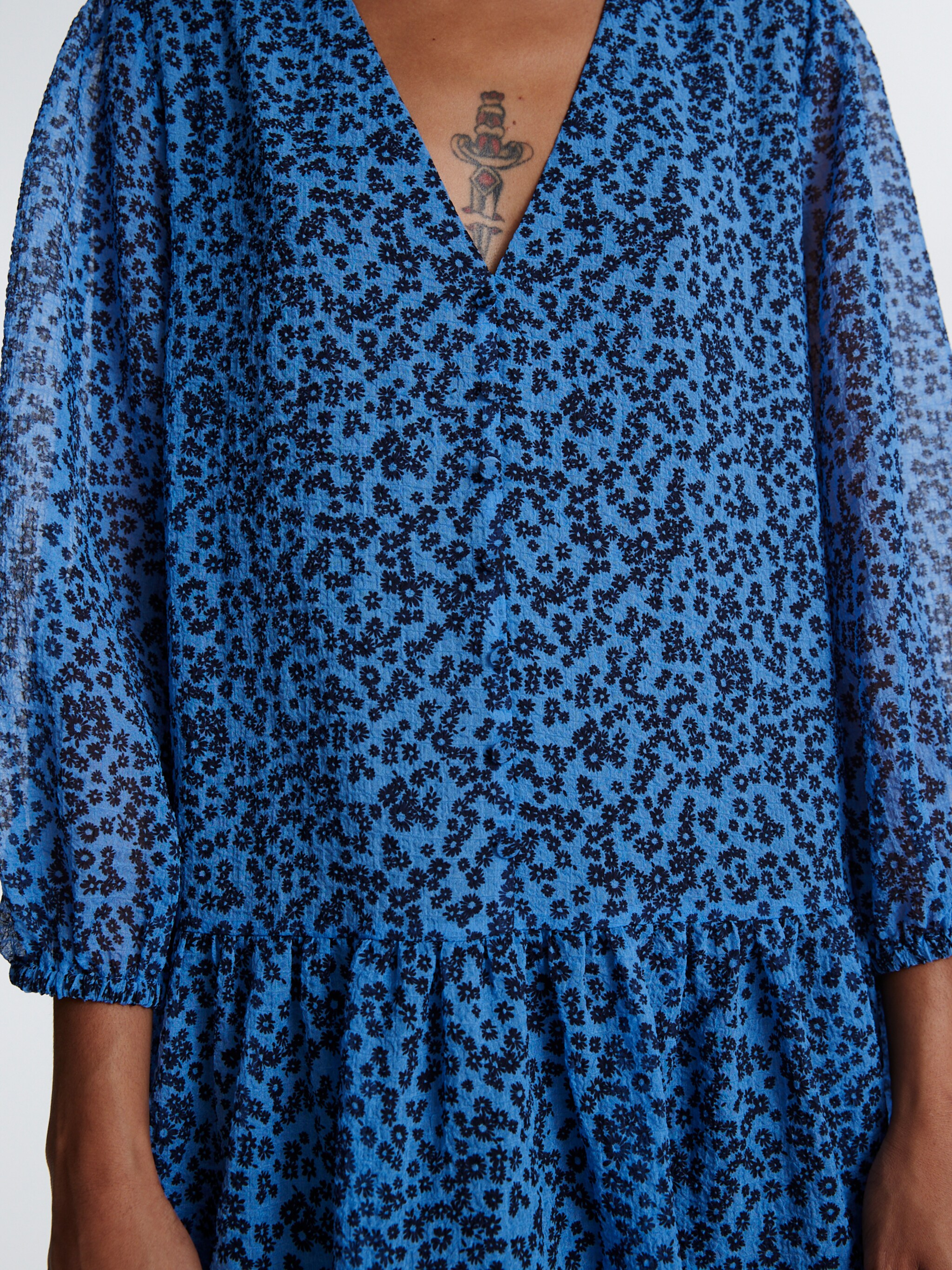 EDITED Producten Jurk 'Eileen' Blauw