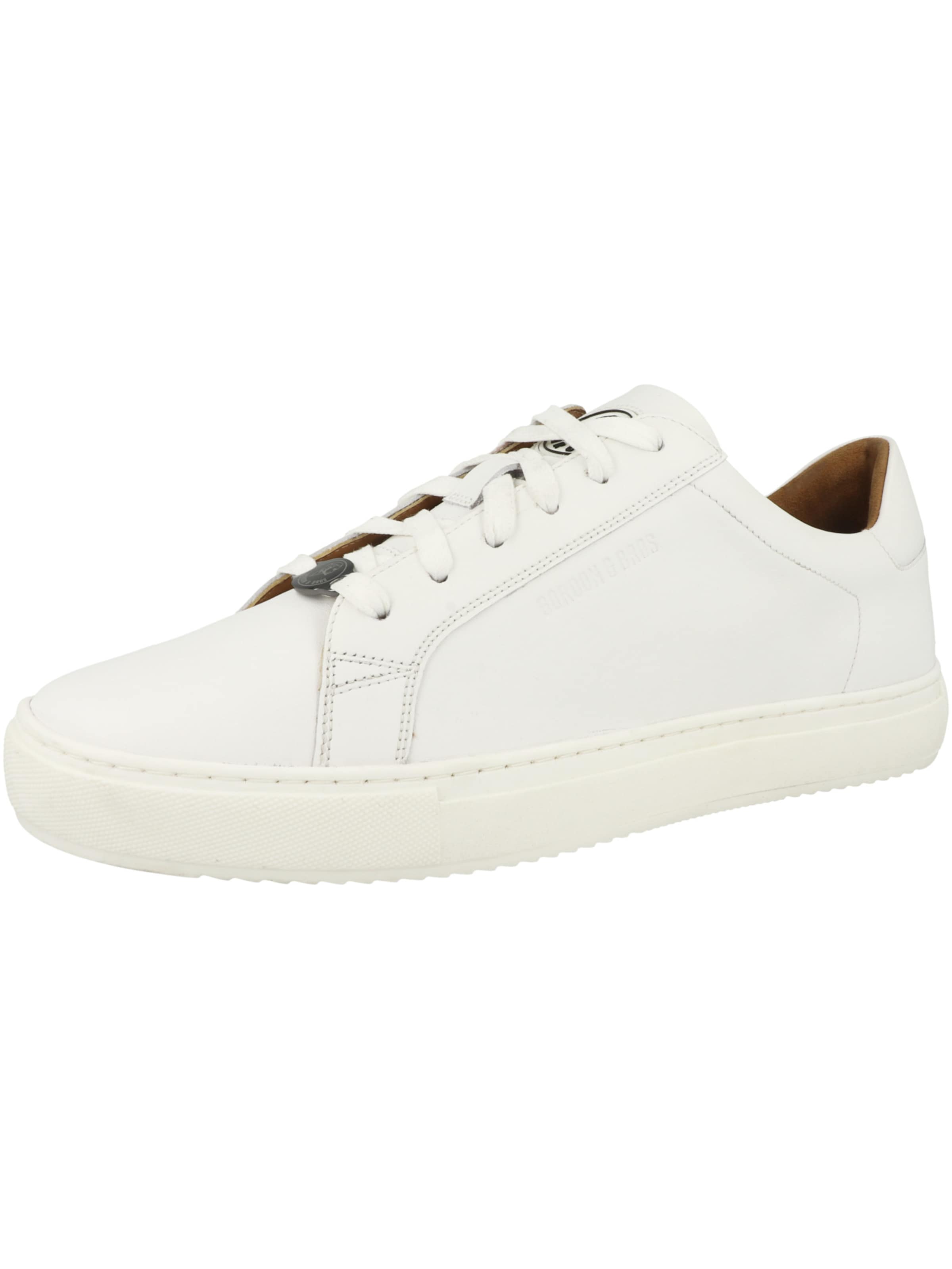 Sneaker bassa 'London' di Gordon & Bros in bianco: frontale