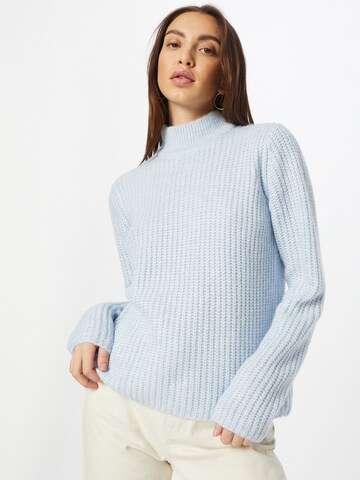 PIECES Pulover | modra barva: sprednja stran