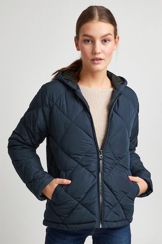 Oxmo Between-Season Jacket 'Stacie' in Blue: front