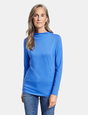 GERRY WEBER Shirt in Blauw: voorkant