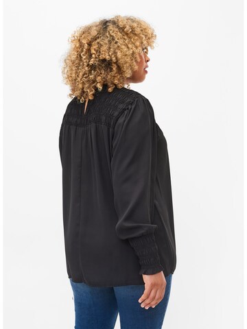 Zizzi Blouse 'MKAISER' in Black