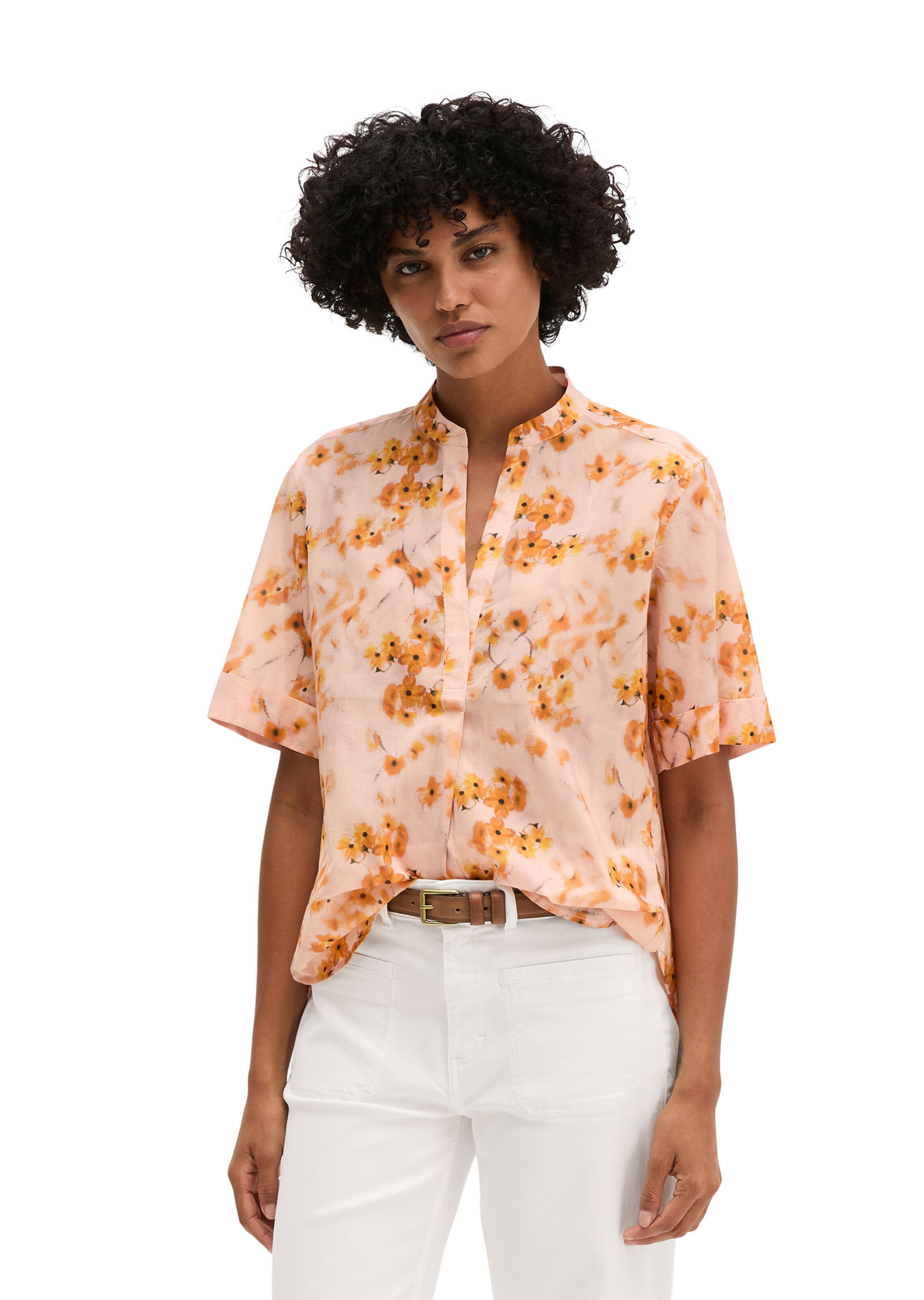 Chemisier Marc O'Polo en orange : devant