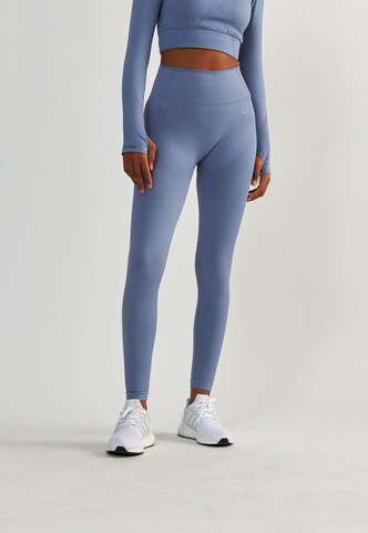 BeShaped Skinny Tight 'Femme Force' in Blau: Vorderseite