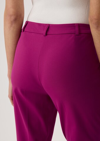 COMMA Slimfit Spodnie w kolorze fioletowy
