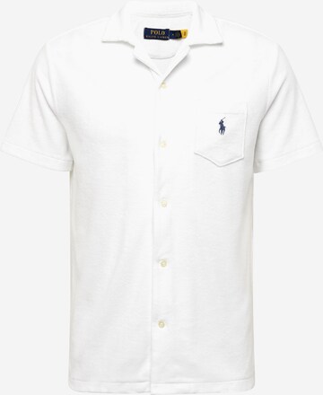 Chemise Polo Ralph Lauren en blanc : devant