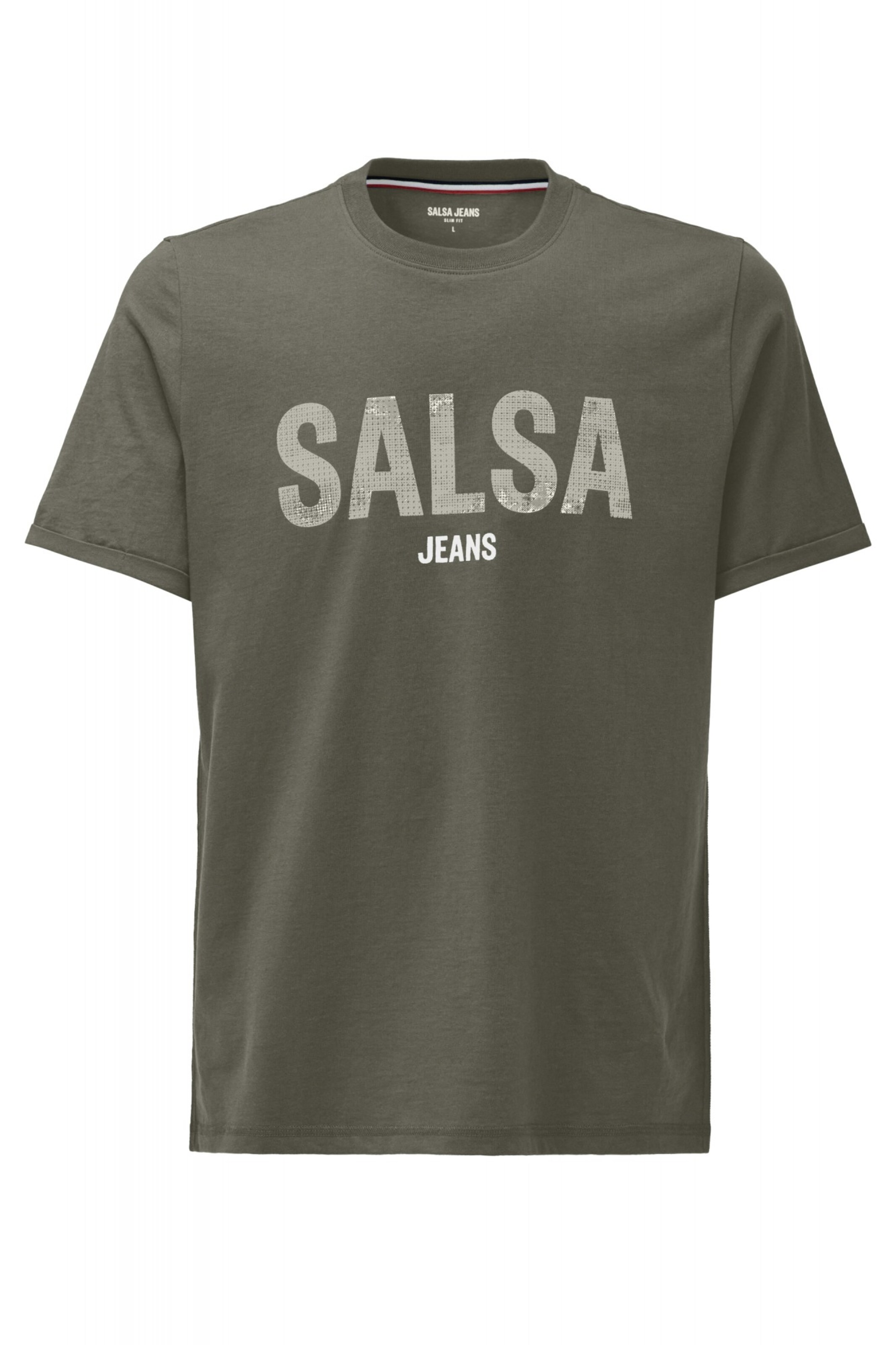 T-Shirt Salsa Jeans en beige : devant