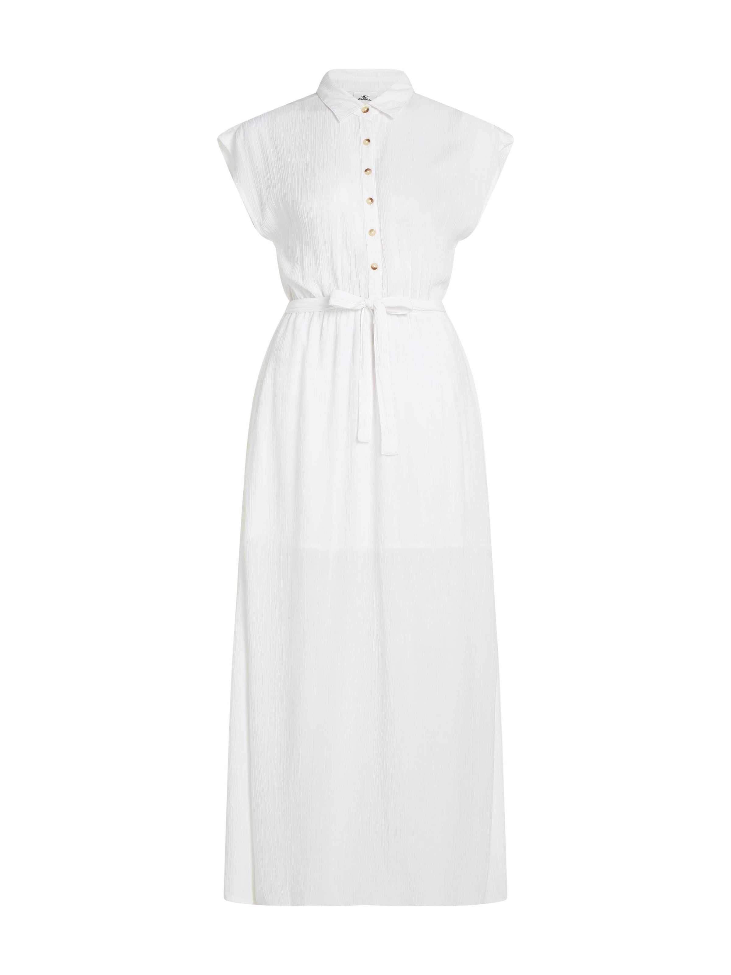 O'NEILL Košilové šaty 'Lori ' – bílá: přední strana