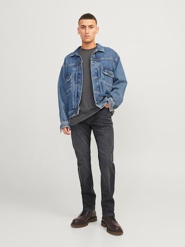 JACK & JONES Slimfit Jeans 'Mike' i sort