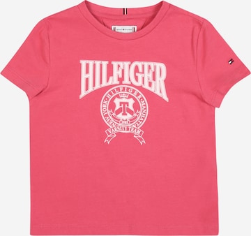 TOMMY HILFIGER Tričko – pink: přední strana