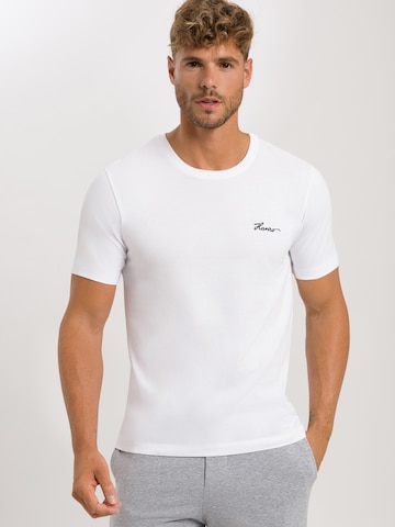 Hanro Shirt ' Living Shirts ' in Wit: voorkant