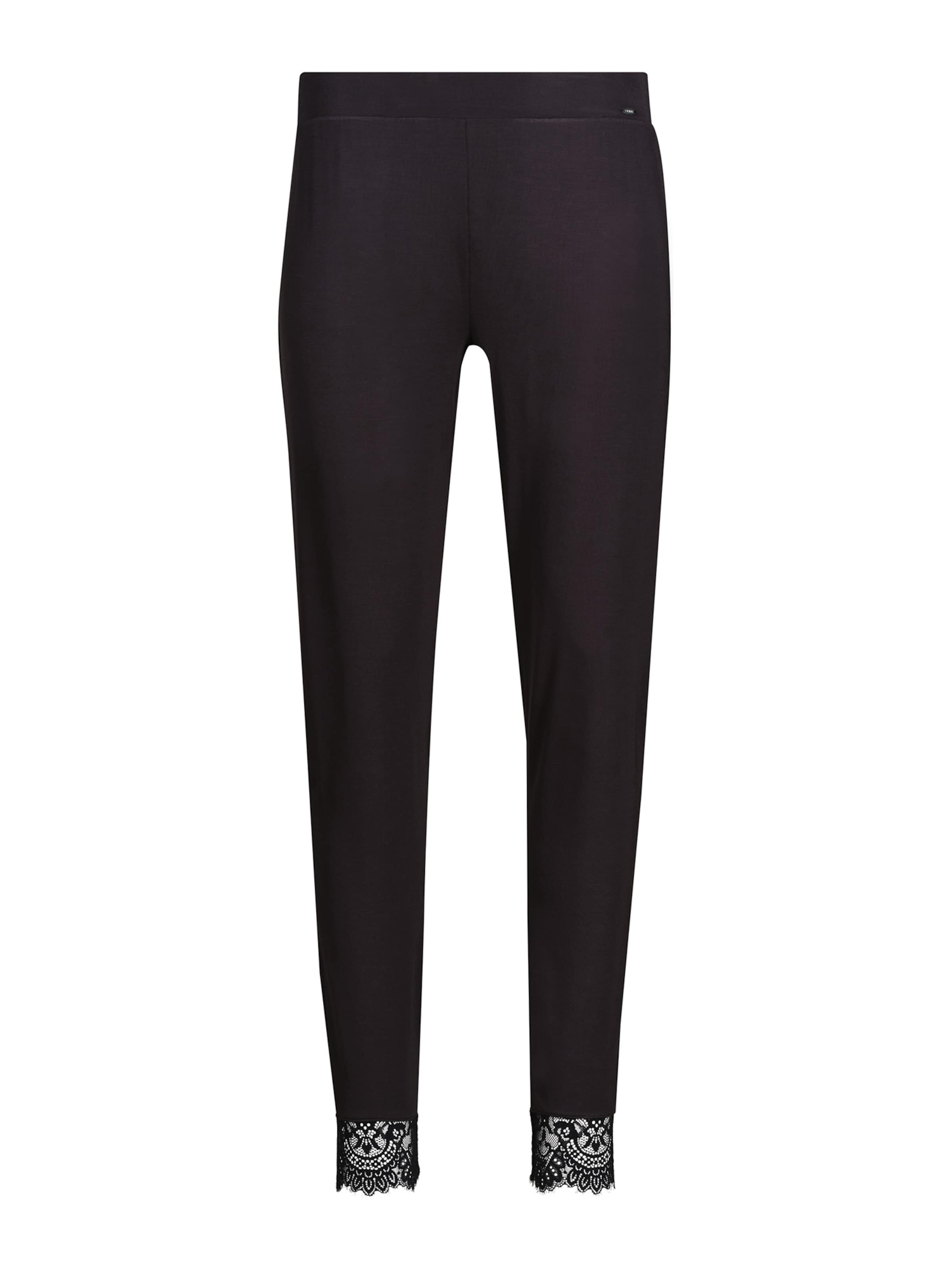 Skiny Панталон пижама в черно: отпред