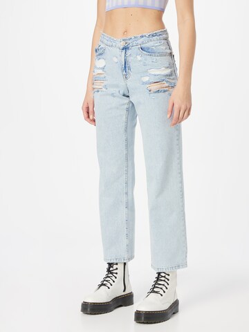 River Island Regular Jeans 'GINA' in Blauw: voorkant