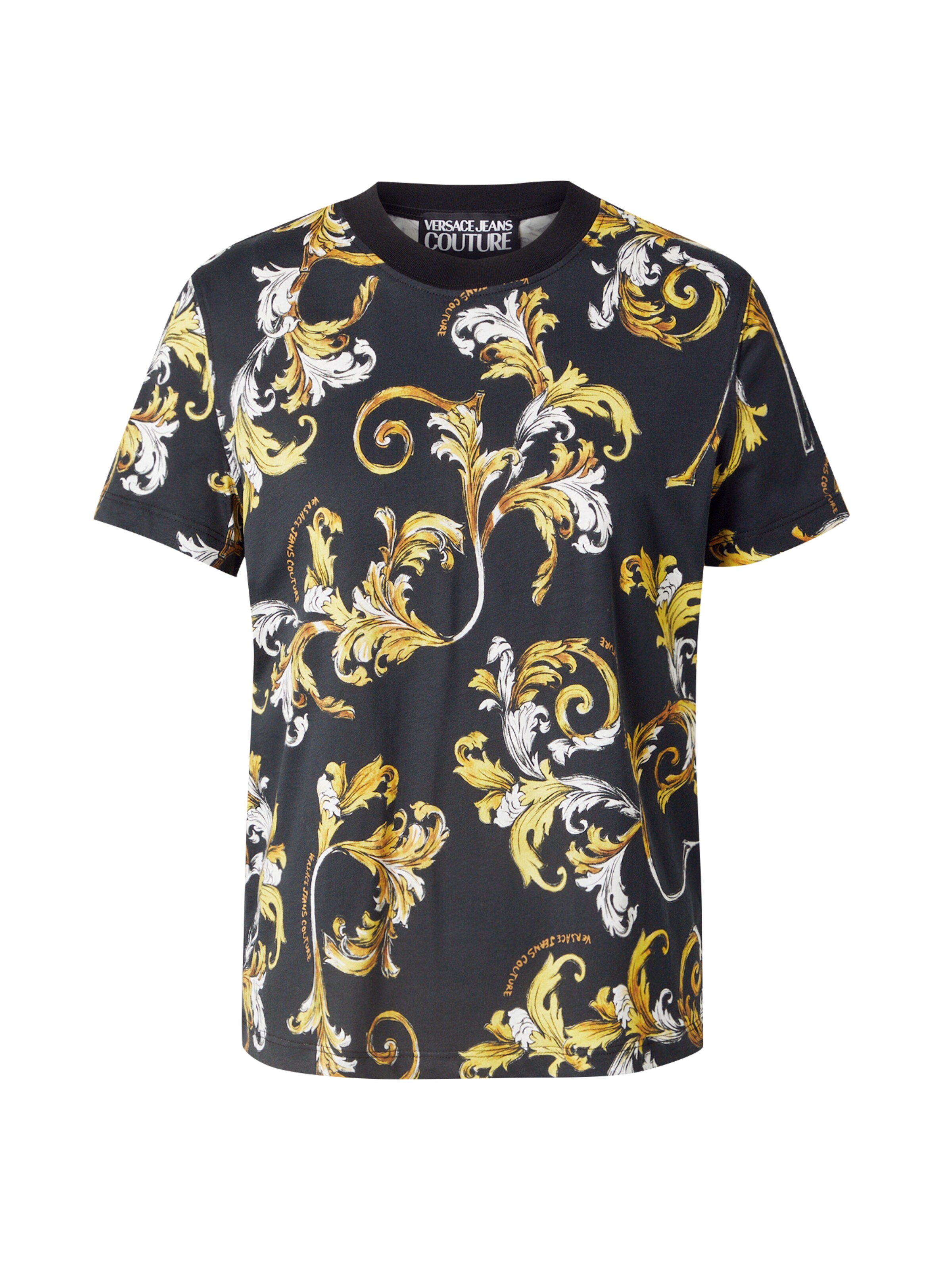 Maglietta di Versace Jeans Couture in nero: frontale