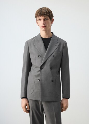 MANGO MAN Regular fit Suit Jacket 'Ricardo' in Grey: front