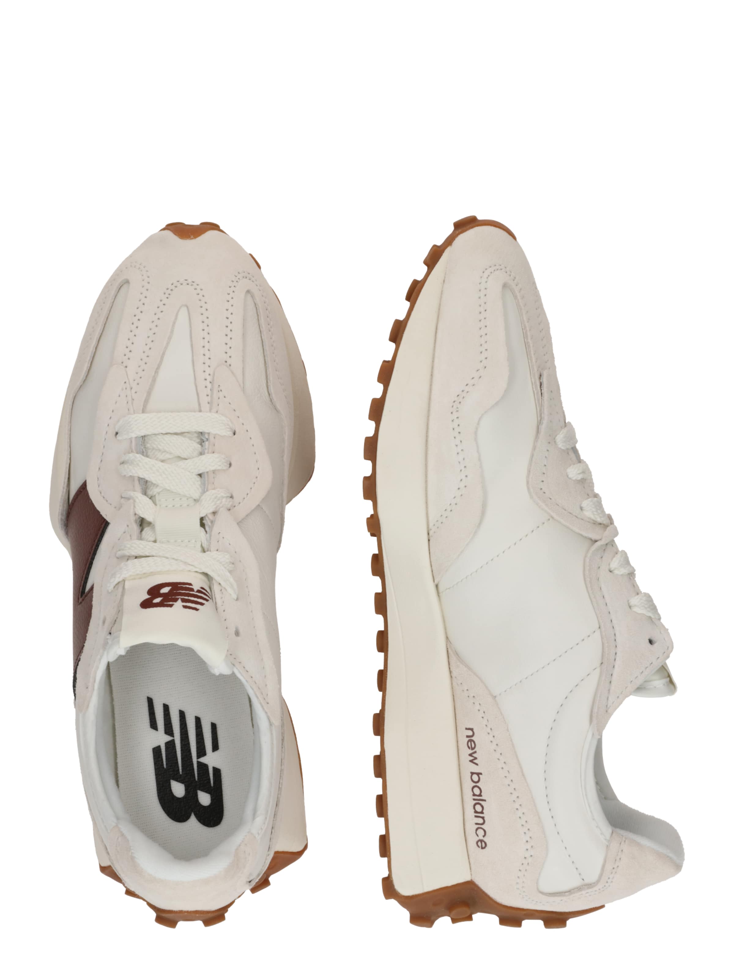 new balance Низкие кроссовки '327' в Бежевый