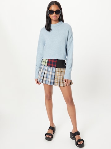 NA-KD Pullover 'Anika Teller' in Blau