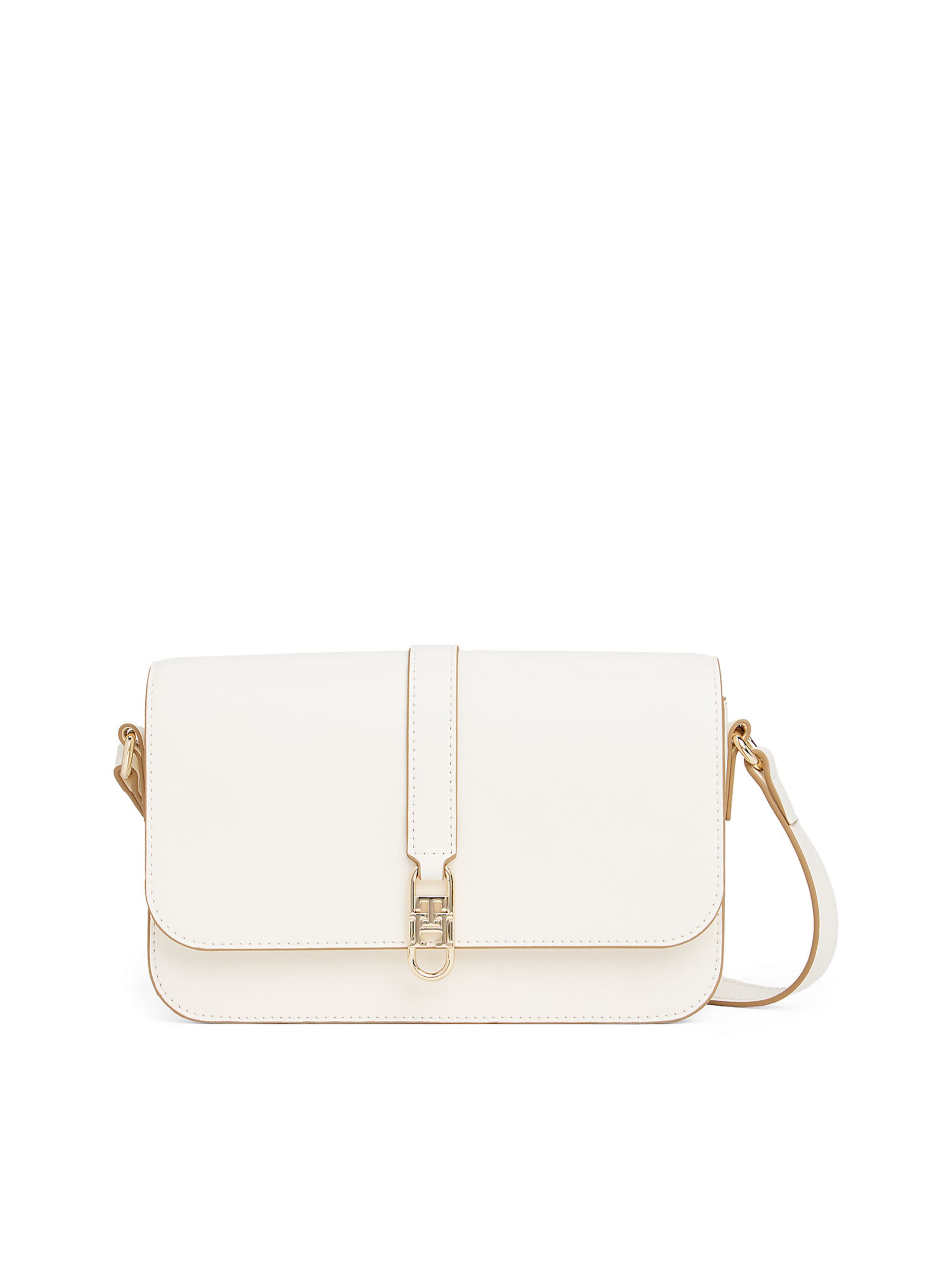 TOMMY HILFIGER Umhängetasche in Beige: Vorderseite