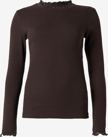 ONLY - Camiseta 'ONLLESLIE' en marrón: frente