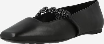 Karl Lagerfeld Ballerina värissä musta: etupuoli
