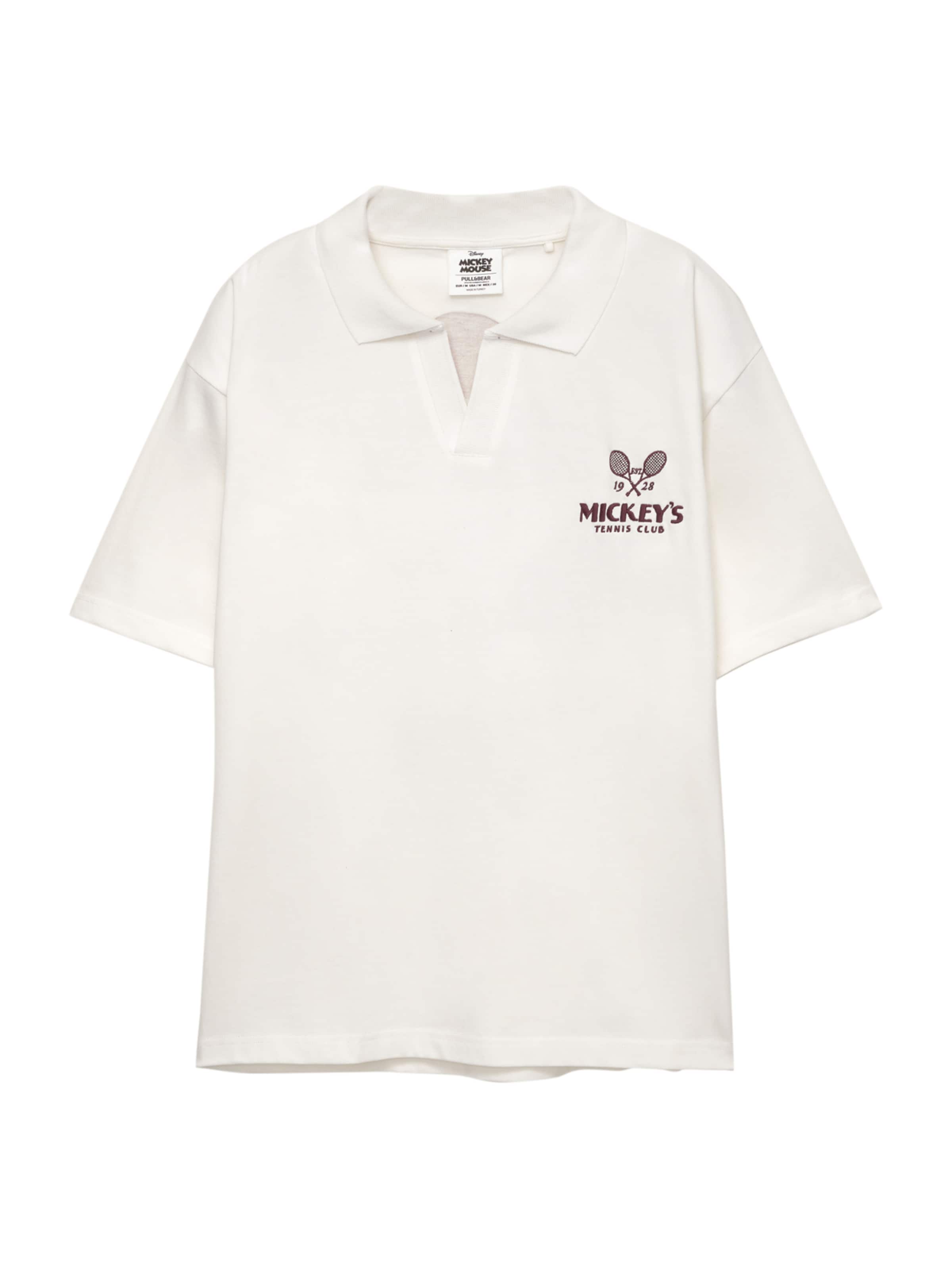 Pull&Bear Majica 'MICKEY' u čokolada / bijela, Pregled proizvoda