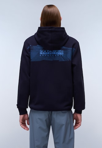 NAPAPIJRI - Sudadera con cremallera 'B-Vanni' en azul: frente