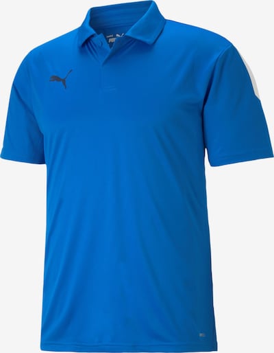 PUMA Camisa funcionais 'TeamLiga' em azul real / preto / branco, Vista do artigo