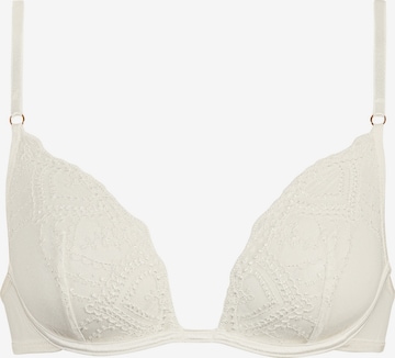 Mey Triangle Bra in White: front