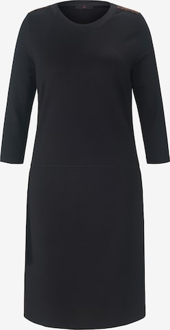 Emilia Lay Jerseykleid in Schwarz: predná strana