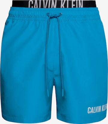 Shorts de bain 'Intense Power' Calvin Klein Swimwear en bleu : devant