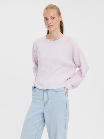 VERO MODA Sweater 'DOFFY' in Purple: front